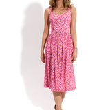 RZYMSKIE WAKACJE  print gorseciki Koźmińska pink