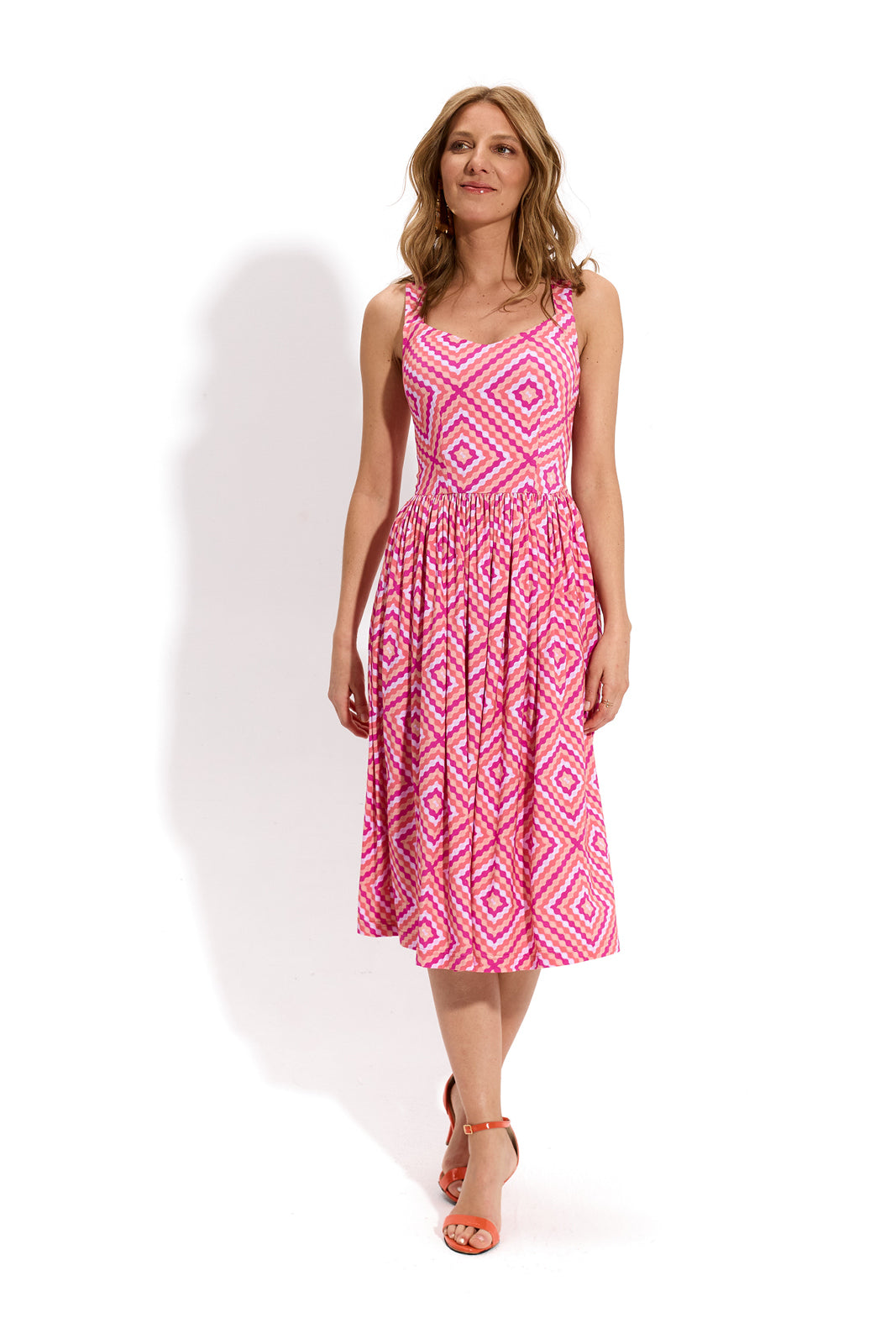RZYMSKIE WAKACJE  print gorseciki Koźmińska pink