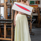 SUMMER OF LOVE MAXI krem cytrynowy