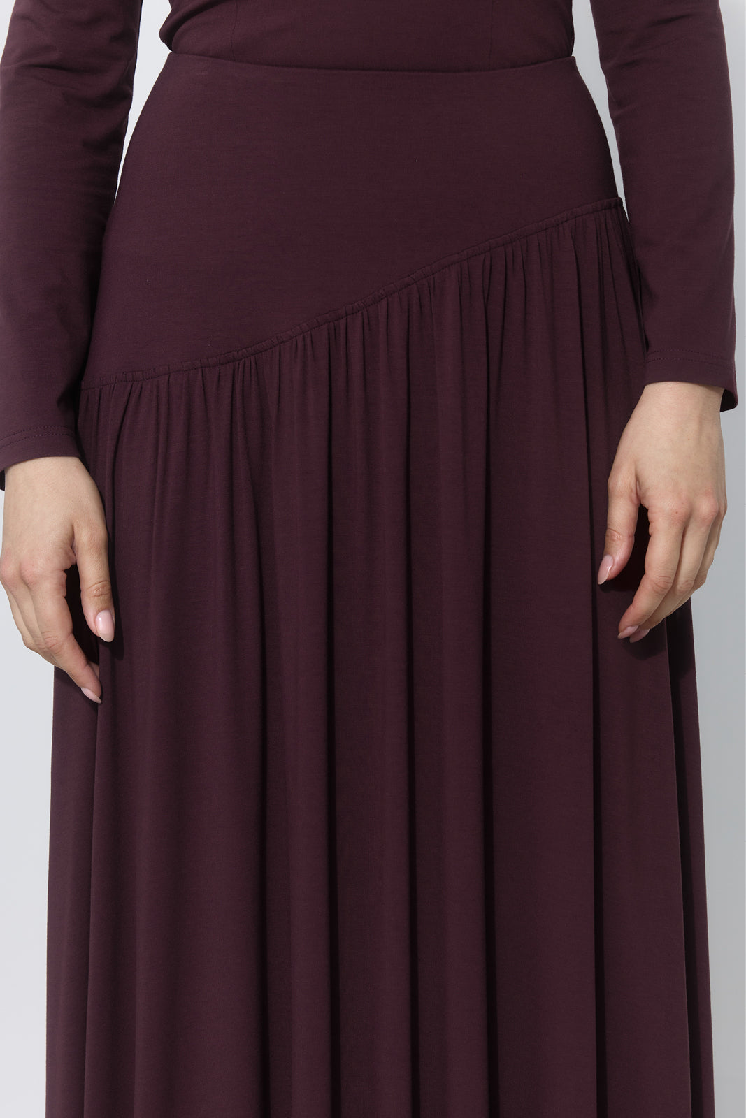 SUMMER OF LOVE MAXI wiśniowa