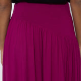 HIPS DON'T LIE MIDI purpurowa