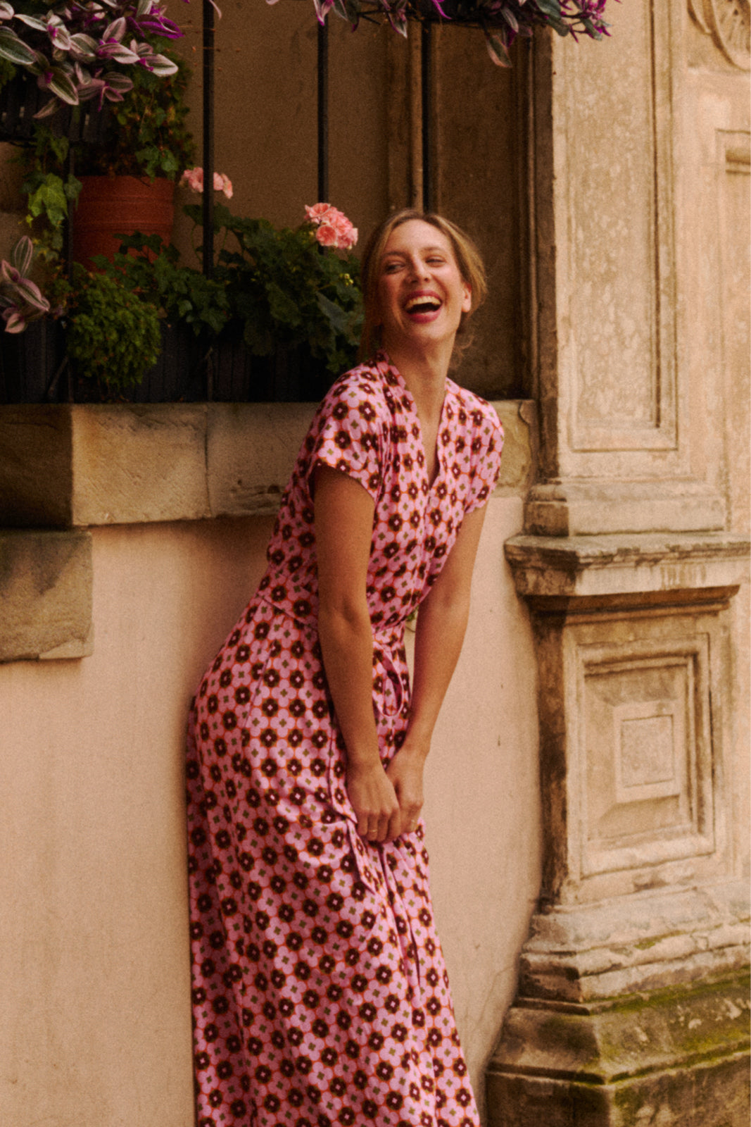 Sukienka JUTRO BĘDZIE NASZE print The Best of the 70s Small Flowers