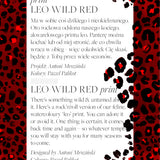 RAMONDRESKA print leo wild red