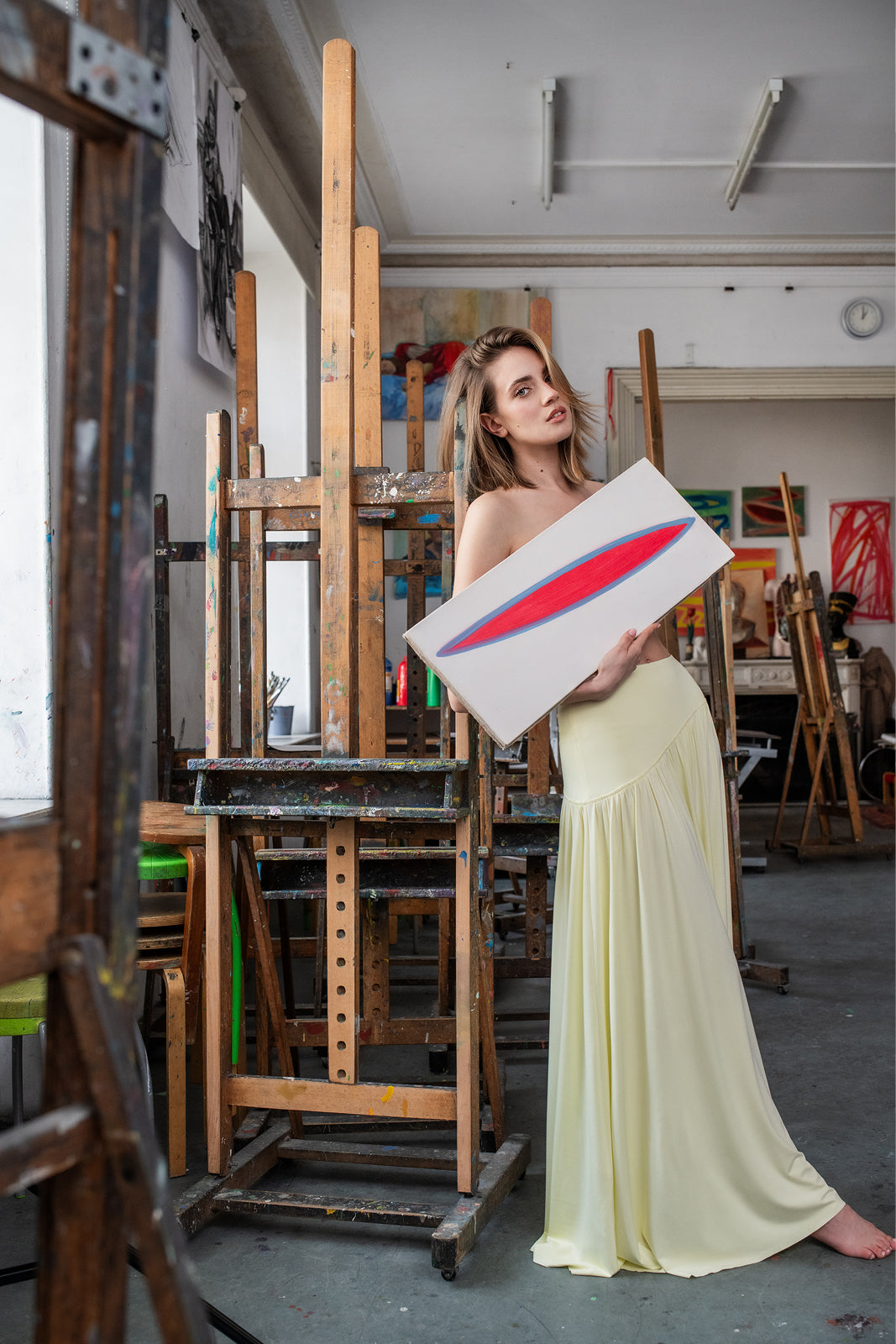 SUMMER OF LOVE MAXI krem cytrynowy