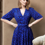 FLORENCJA print leo art blue