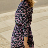 LIBERTY DRESS print rysie z IWP patynowy