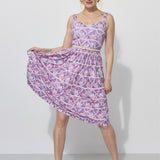 RZYMSKIE WAKACJE print rysie z IWP lila