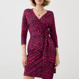 Sukienka BOGINI PRZED KOLANO print mini leo pink & art blue