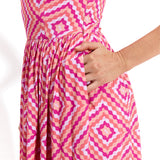 RZYMSKIE WAKACJE  print gorseciki Koźmińska pink