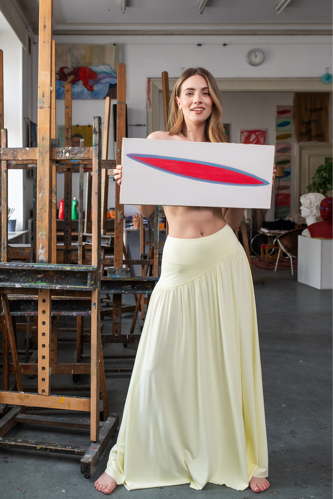 SUMMER OF LOVE MAXI krem cytrynowy