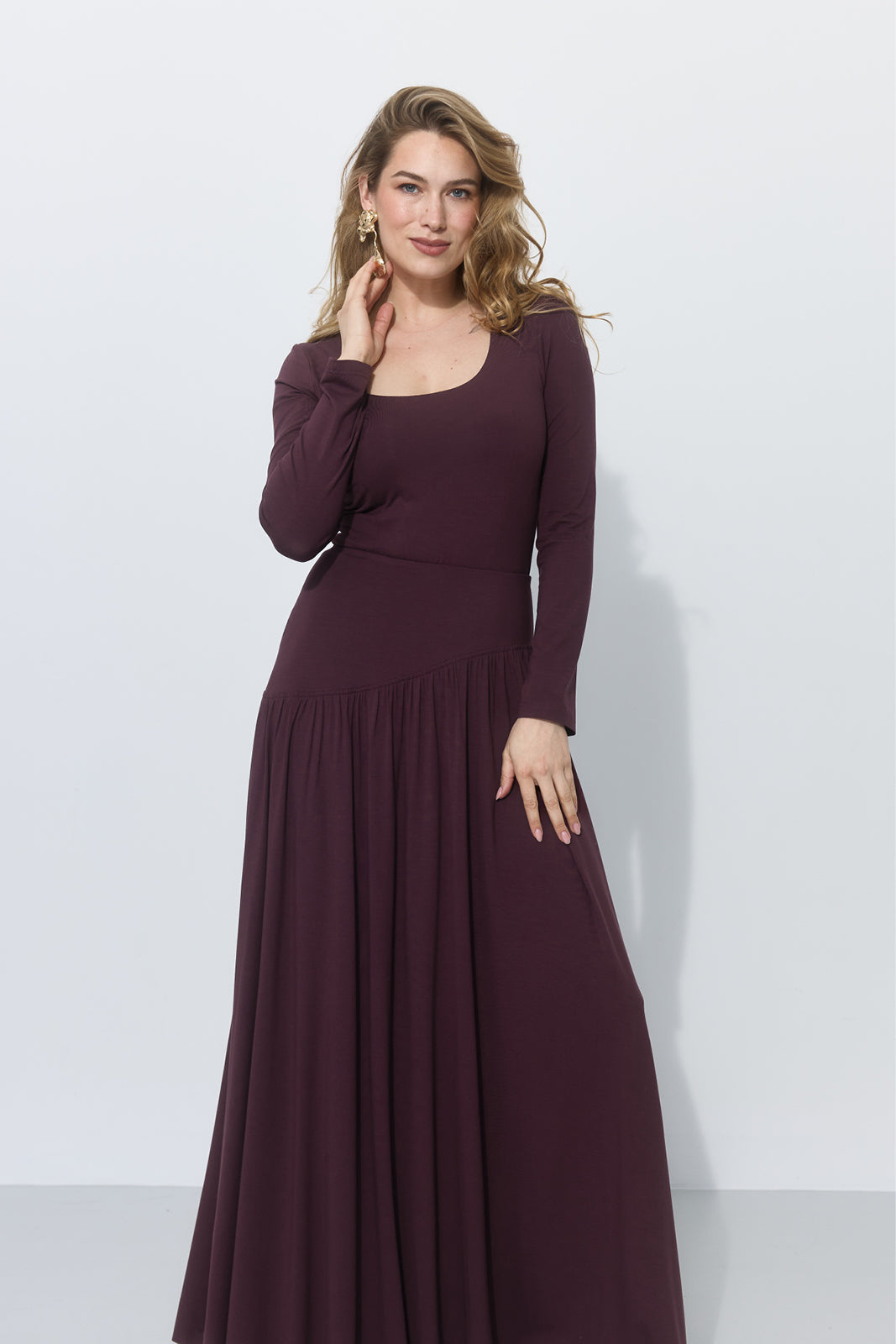 SUMMER OF LOVE MAXI wiśniowa
