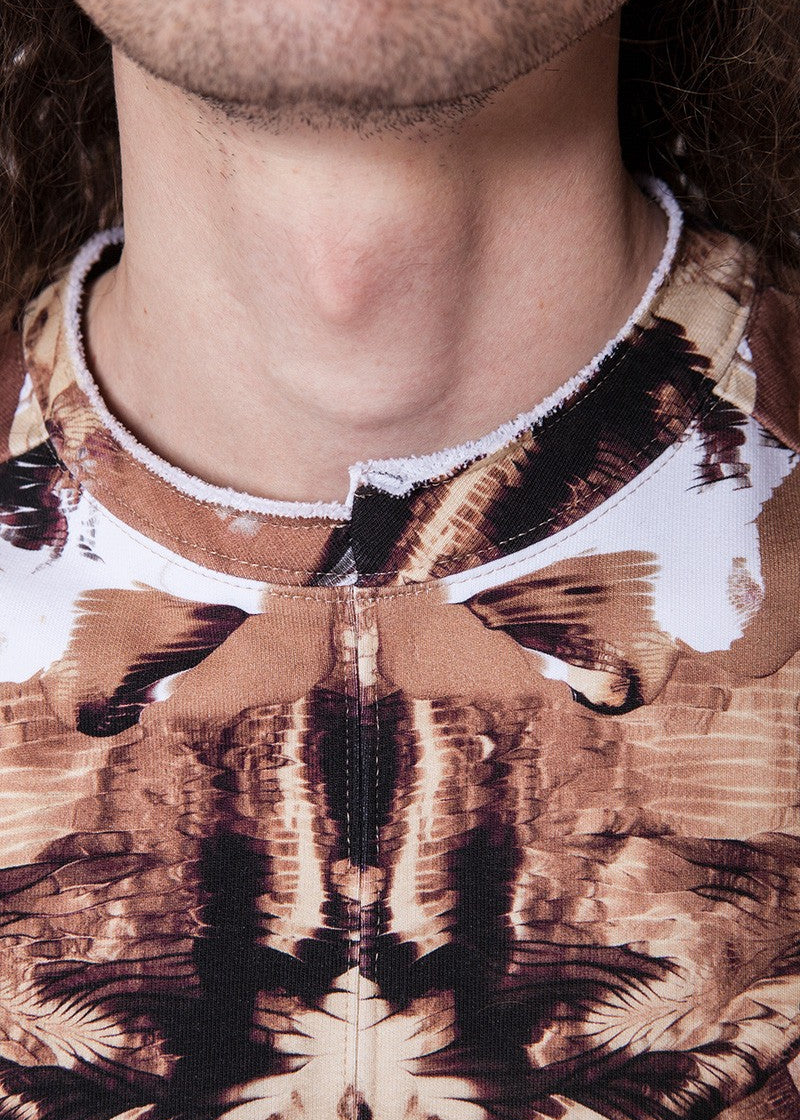 BLUZA CREWNECK print Rorschach pustynia