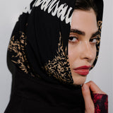 APASZKA print Swanski Studio black & gold