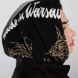 APASZKA print Swanski Studio black & gold