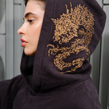 Bluza LOVE YOU MORE nearly black haft Swanski Studio