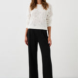 Bluza LUCY IN THE SKY haft richelieu white