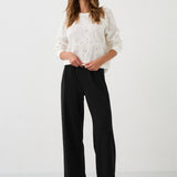 Bluza LUCY IN THE SKY haft richelieu white