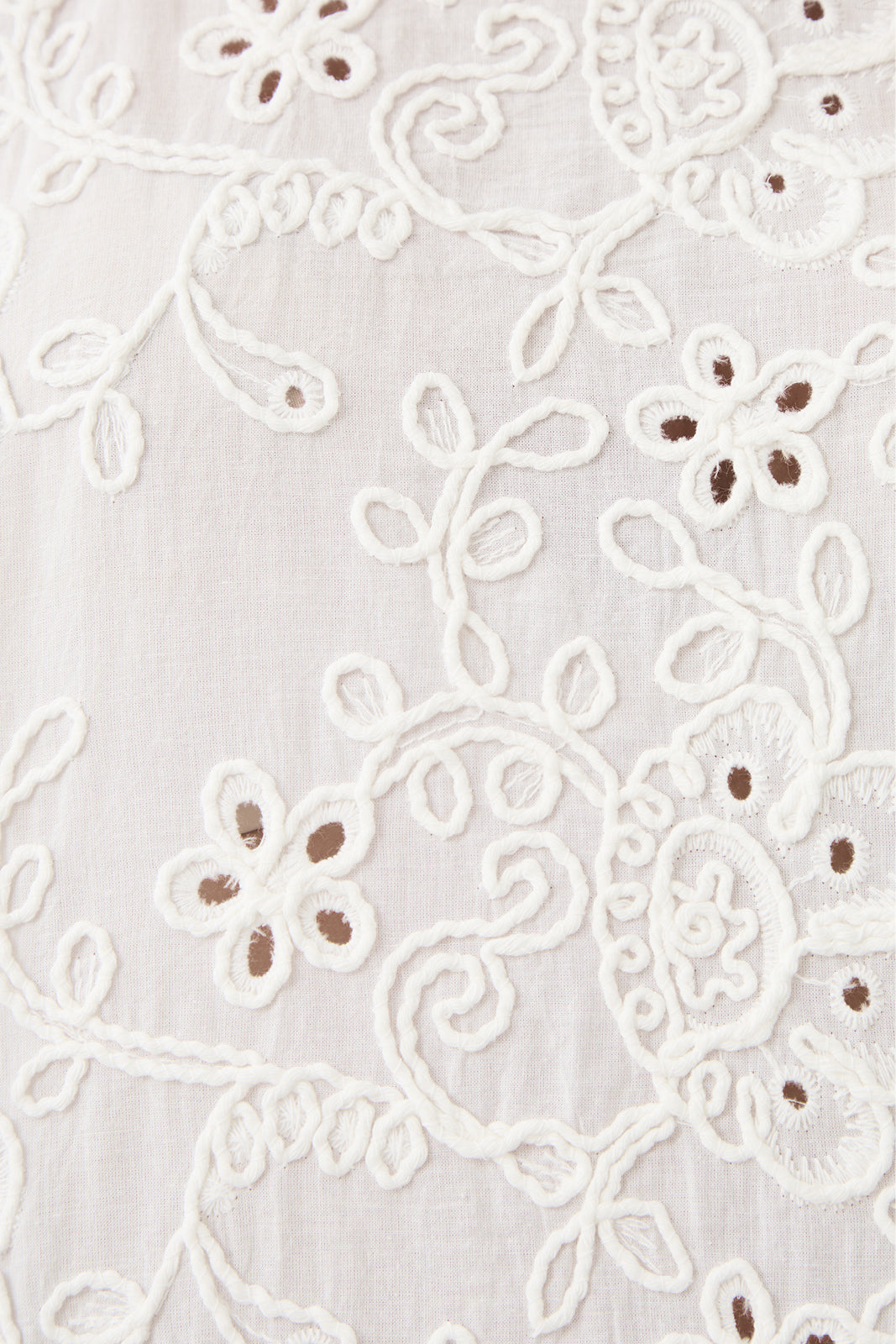 Bluza LUCY IN THE SKY haft richelieu white
