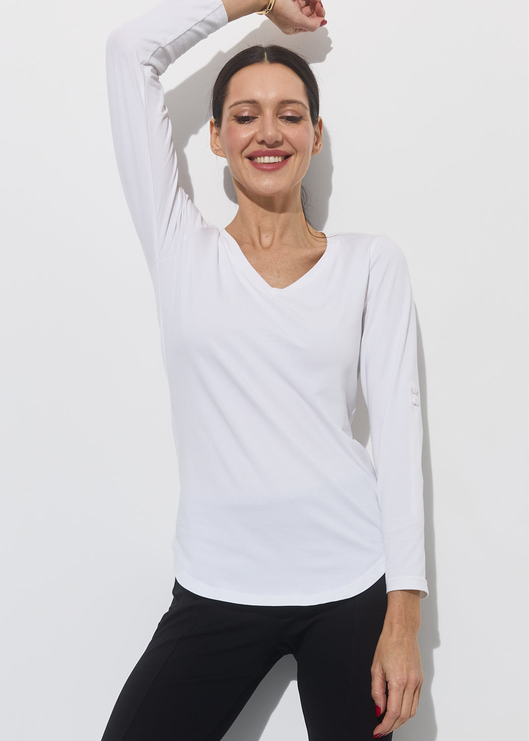 DARIA 175 cm<br>project manager<br>bluzka XS|#000000|#ffffff| 