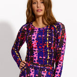 SAWCIA Z DŁUGIM RĘKAWEM print risk. follow your heart fantasy