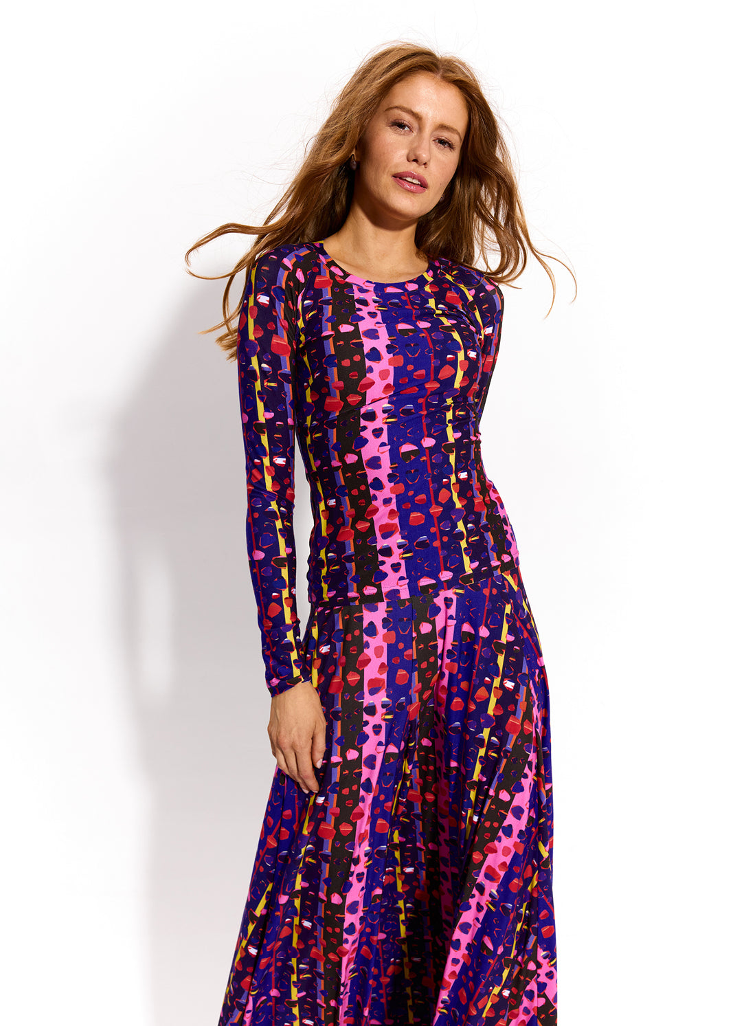 SAWCIA Z DŁUGIM RĘKAWEM print risk. follow your heart fantasy