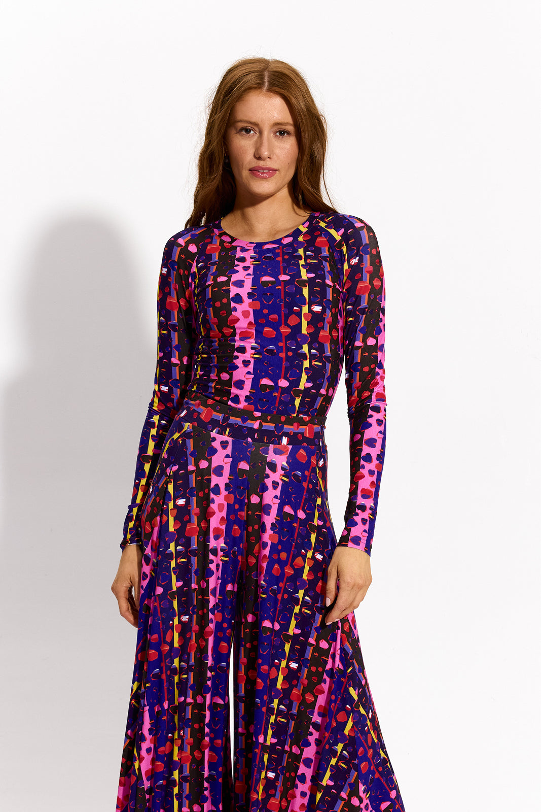 SAWCIA Z DŁUGIM RĘKAWEM print risk. follow your heart fantasy