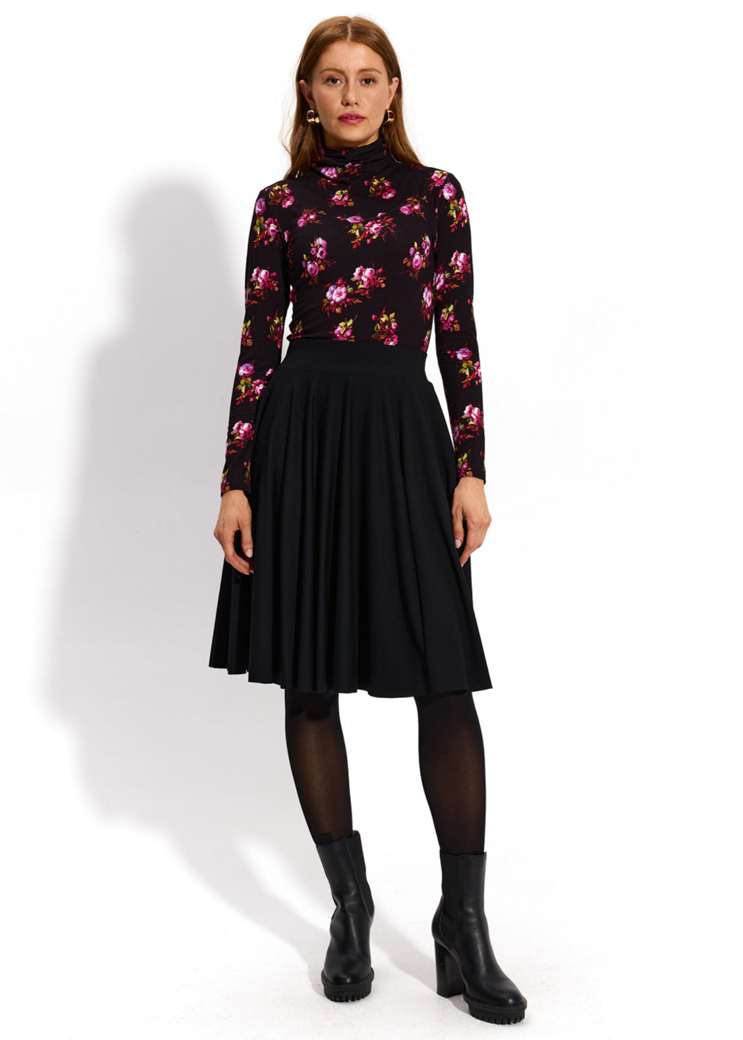 VAN GOLF print risk'n'roses black