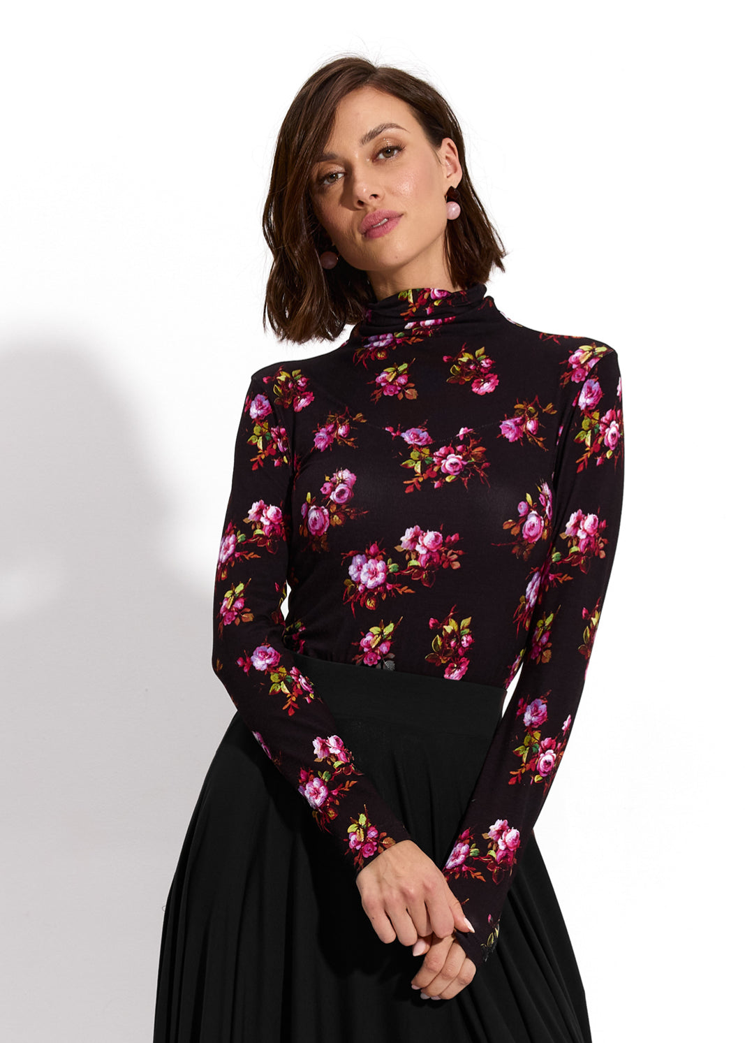 VAN GOLF print risk'n'roses black