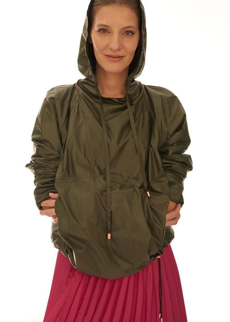 LADY IN RAIN khaki