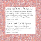 BIARRISK print różowe żonkile