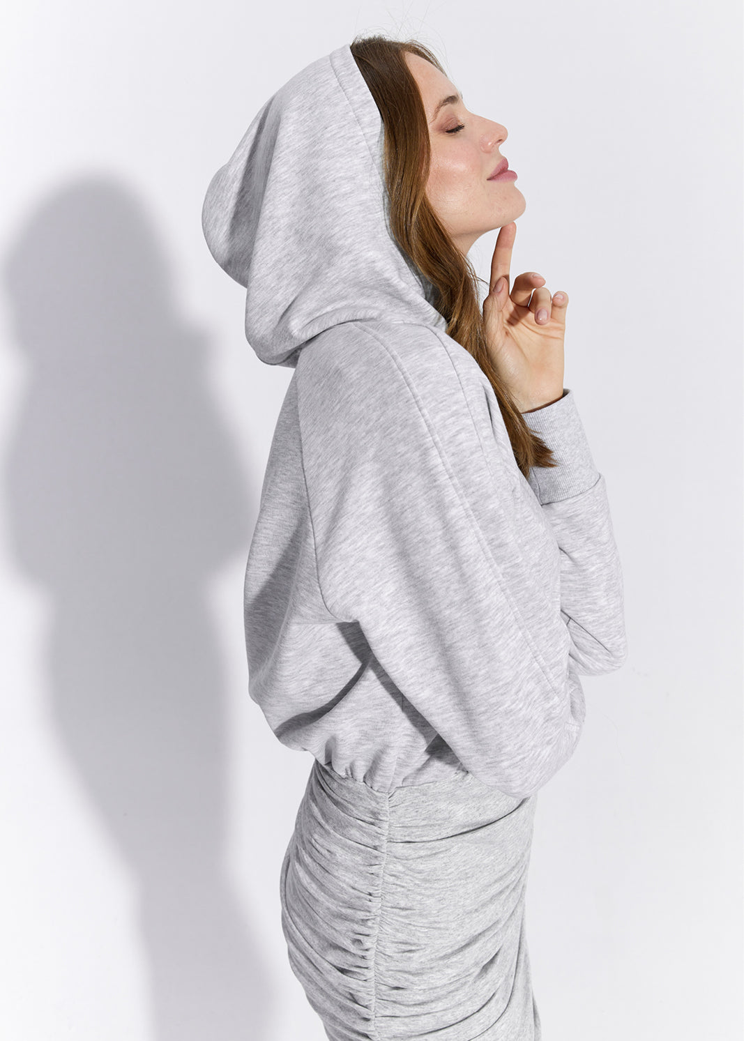 FIRST LOVE jasny szary melanż