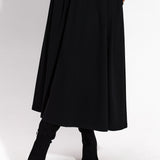 SPÓDNICA GARNITUROWA 7/8 czarna