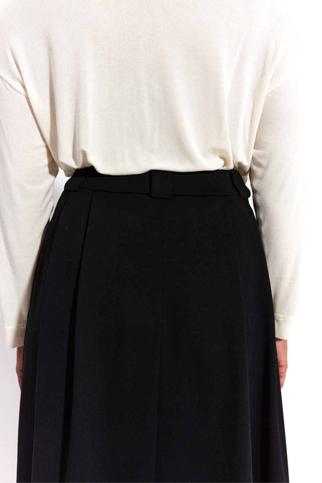 SPÓDNICA GARNITUROWA 7/8 czarna