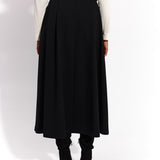 SPÓDNICA GARNITUROWA 7/8 czarna