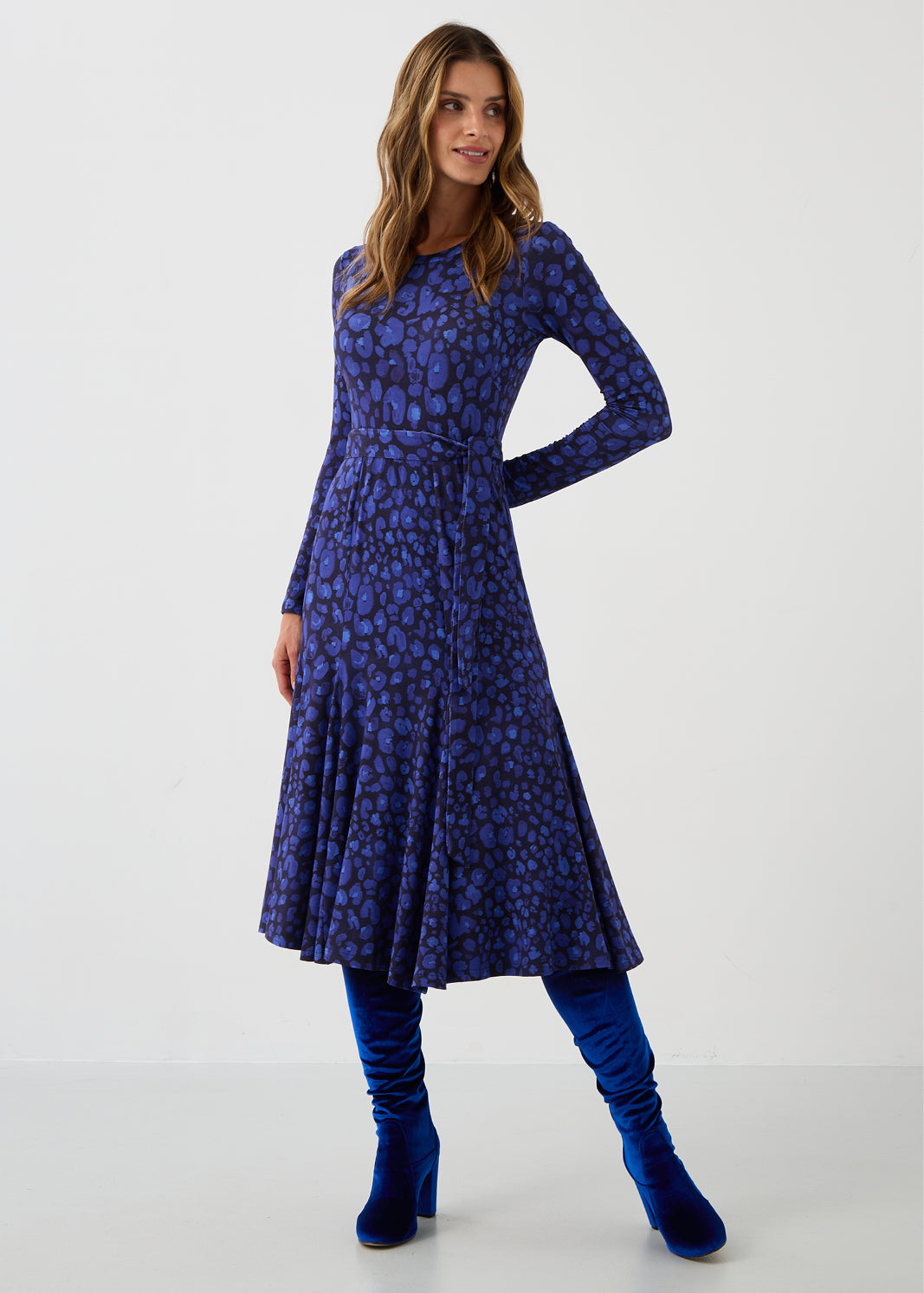 KLIN LADY leo art blue print