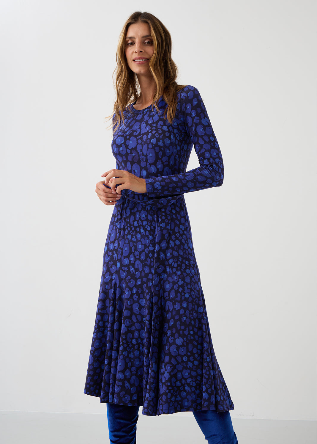 KLIN LADY leo art blue print