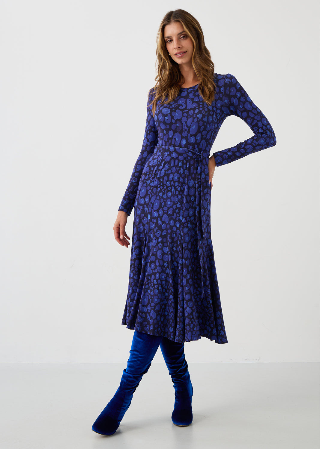 KLIN LADY leo art blue print