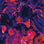 print Dreamworld orange & violet