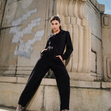 Kombinezon WORKWEAR black haft Swanski Studio