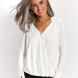 CICHA WODA perłowa biel