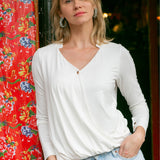 CICHA WODA perłowa biel