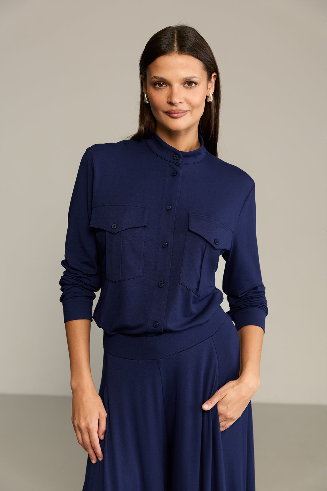Shirt SAFARISKA night navy blue
