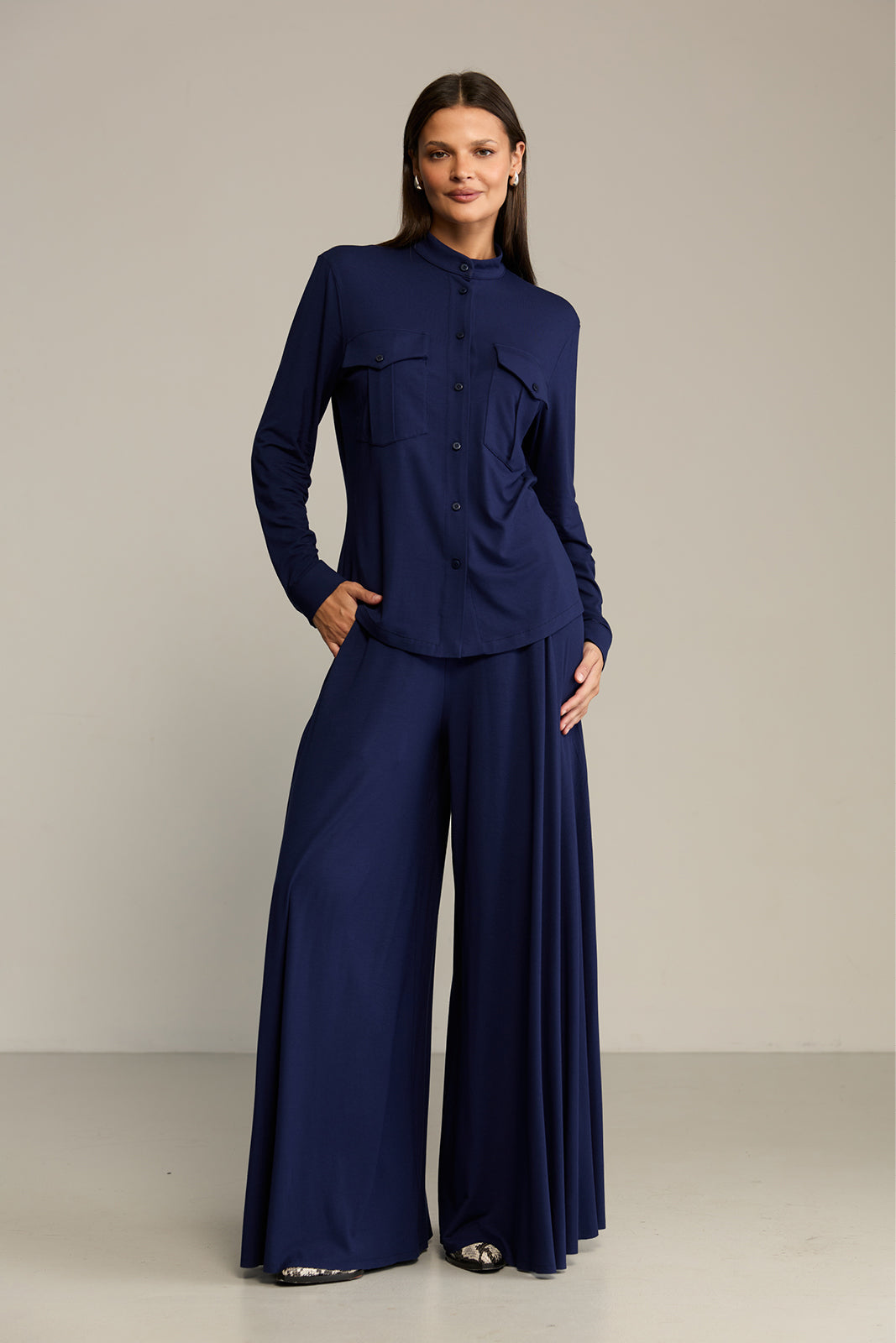 Shirt SAFARISKA night navy blue