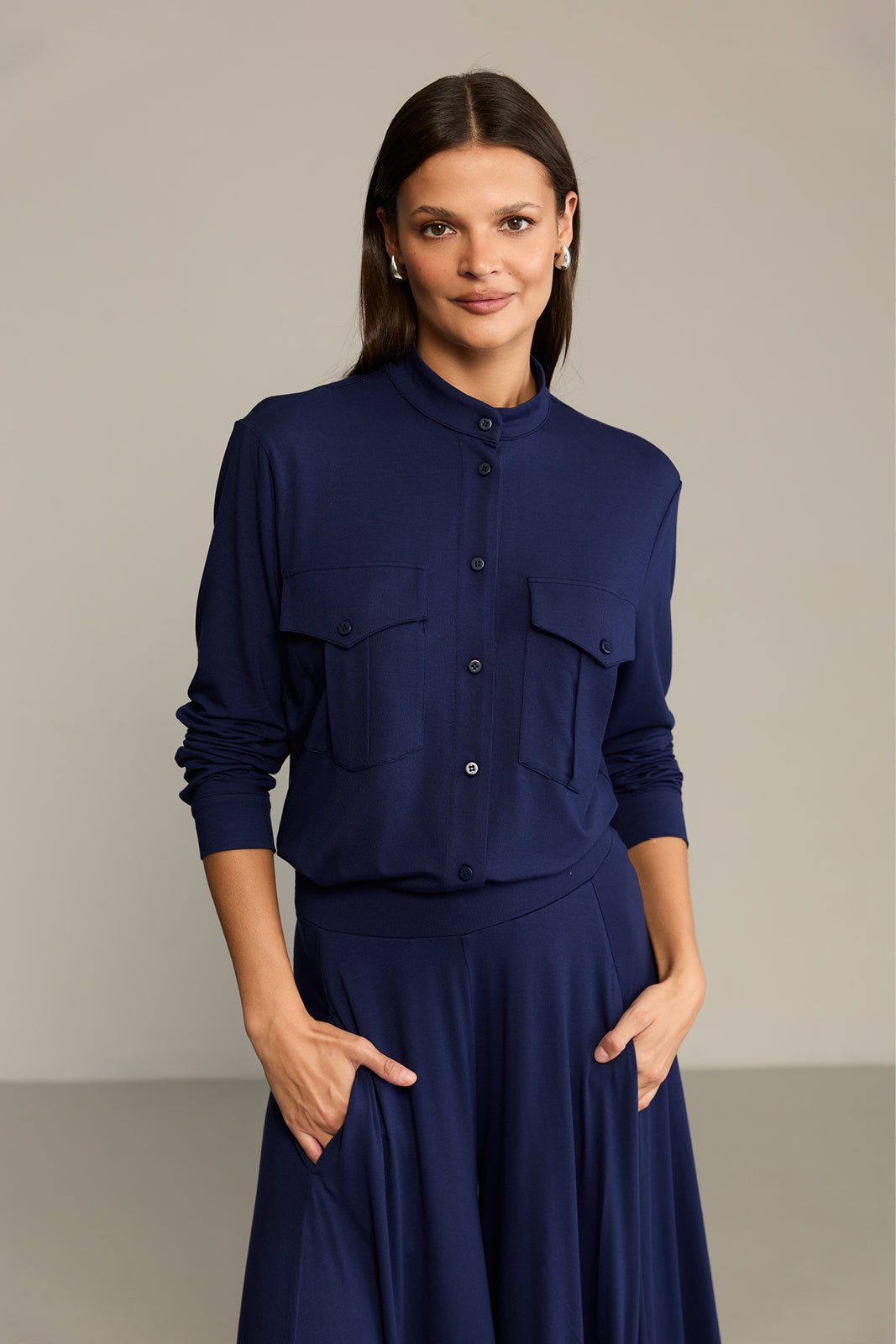 Shirt SAFARISKA night navy blue