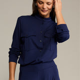 Shirt SAFARISKA night navy blue