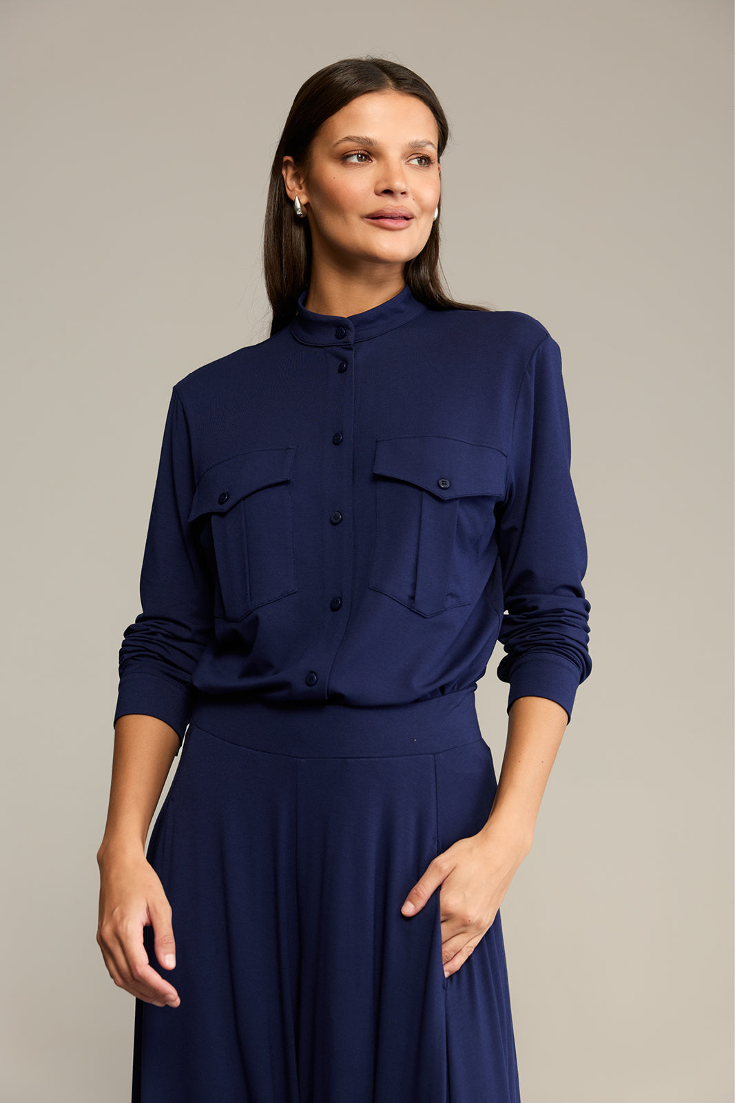 Shirt SAFARISKA night navy blue