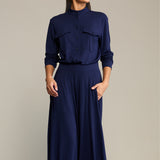 Shirt SAFARISKA night navy blue