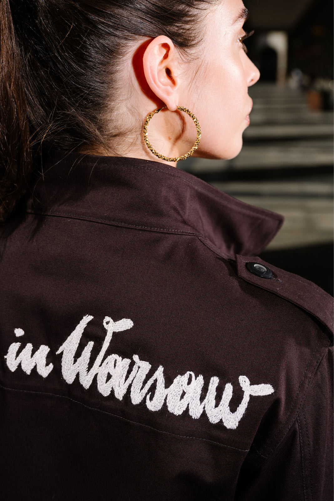 Kurtka M65 black haft Swanski Studio