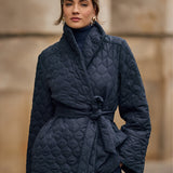 SOME HOPE SHORT granat pikowany