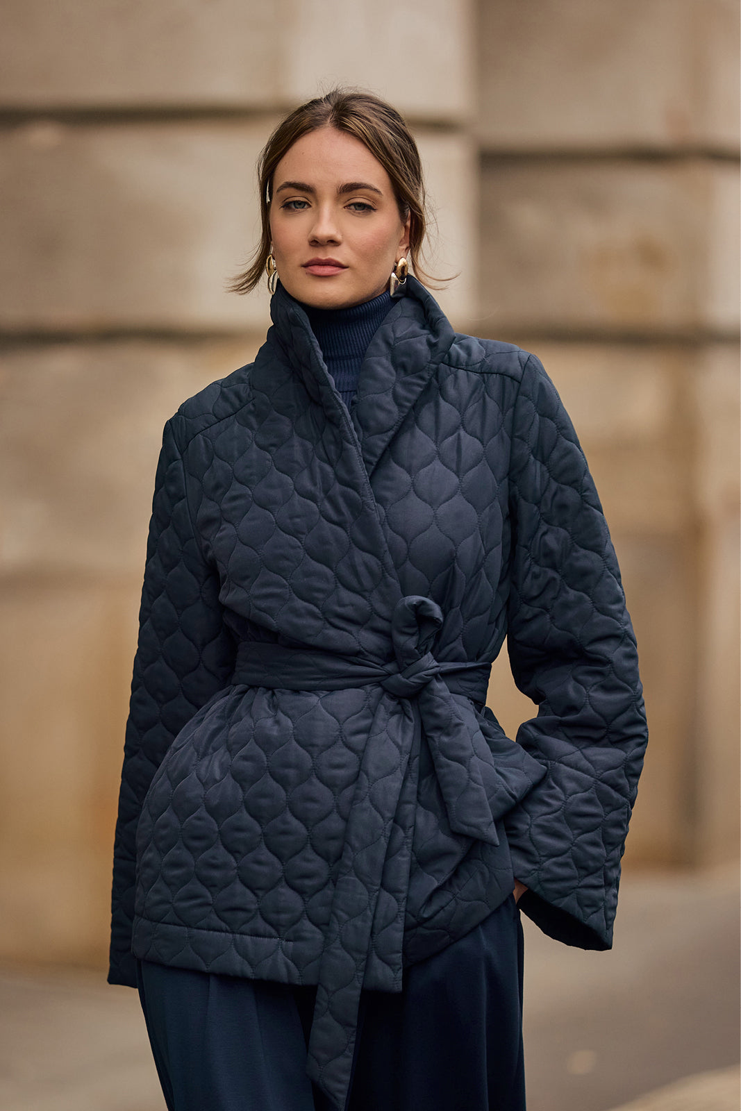 SOME HOPE SHORT granat pikowany